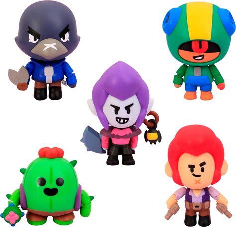 Bizak Brawl Stars Figurka Pack W Pude Ku Leon Spike Colt Kruk Mortis