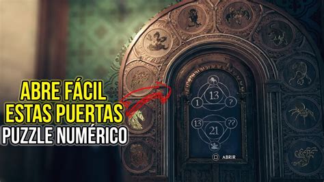 Como abrir LAS PUERTAS de PUZZLE NUMÉRICO y SIMBOLOS Hogwarts