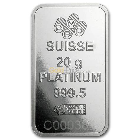 Platinum bar price comparison: Buy 20 grams platinum