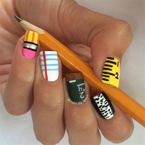 46 Cute Back To School Nail Ideas To Make You Stand Out In Class