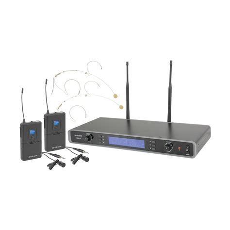 Citronic Ru210 H Dual Wireless Headset And Lavalier Microphone System Gear4music