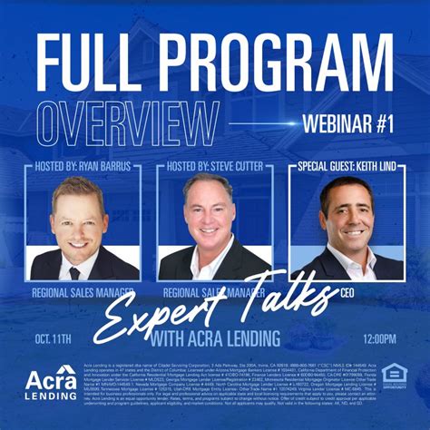 Acra Lending On Linkedin Mark Your Calendar 🗓️ Our Full Program