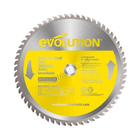 14BLADESS Evolution 14 Inch Circular Saw Blade Stainless Steel