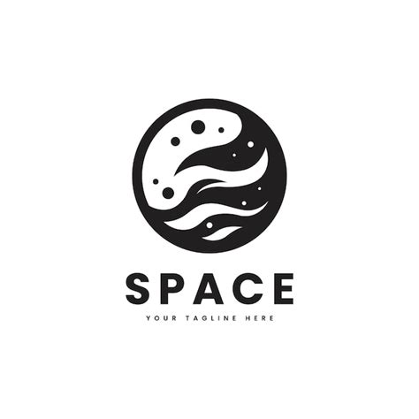 Premium Vector Space Logo Vector Minimalist Style Planets