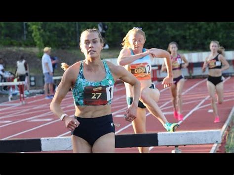 Colleen Quigley Wins Portland Track Festival Steeplechase Youtube