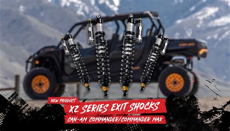 All New Can Am Commander 22 X2 Series Exit Shocks Zbroz