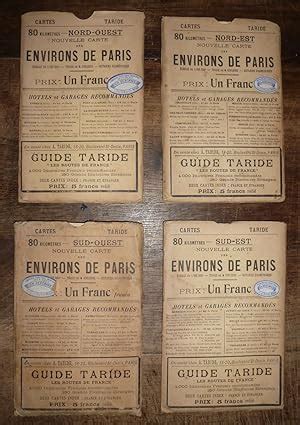 Nouvelles Cartes Des Environs De Paris Kilom Tres Nord Ouest Nord