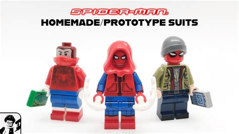 Lego Spider Man Prototype Suits Custom Minifigures Tobey Maguire