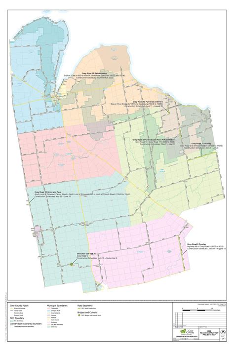 2022 construction season begins in Grey County | Grey County