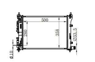 适用于现代 HYUNDAI ACCENT 汽车散热器 AT 25310-H5050 俄罗斯版-阿里巴巴