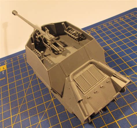 7 5cm Pak 40 Sf Auf PzKpfw FCM F ICM 1 35 Work In Progress