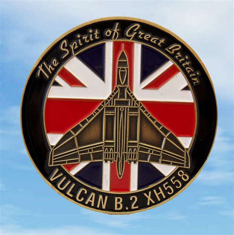 Vulcan XH558 Coin And Patch Set Vulcan To The Sky