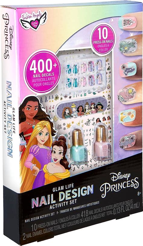 Disney Princess Nail Design Activity Set Decals Stickers