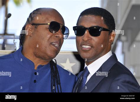 Los Angeles, CA, USA. 10th Oct, 2013. Stevie Wonder, Kenny Babyface Stock Photo: 61466699 - Alamy