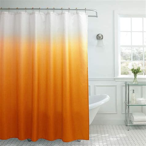 Ombre Textured Shower Curtain Creative Textured Shower Curtain Amazon