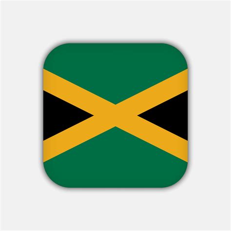 Jamaica flag, official colors. Vector illustration. 10942239 Vector Art ...