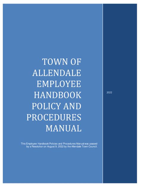 Fillable Online The Difference Between an Employee Handbook and a ...