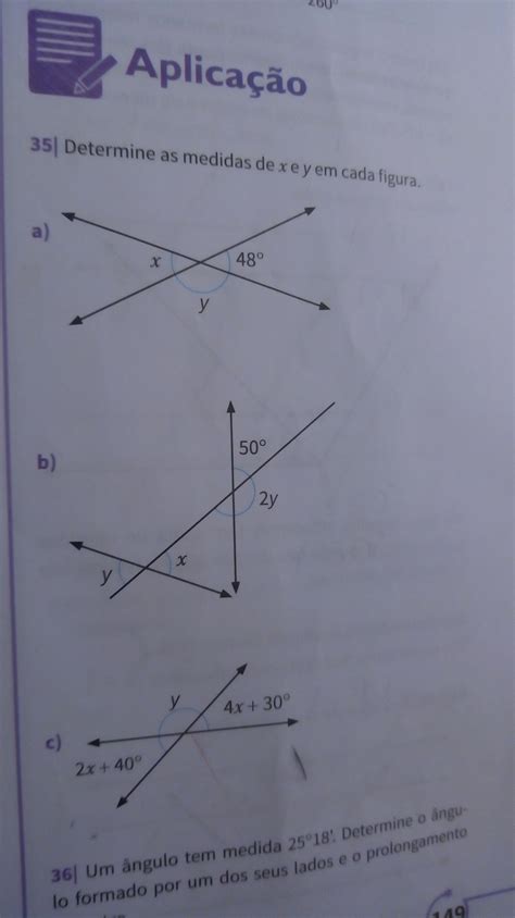 Determine As Medidas De X E Y Em Cada Figura Brainly Br