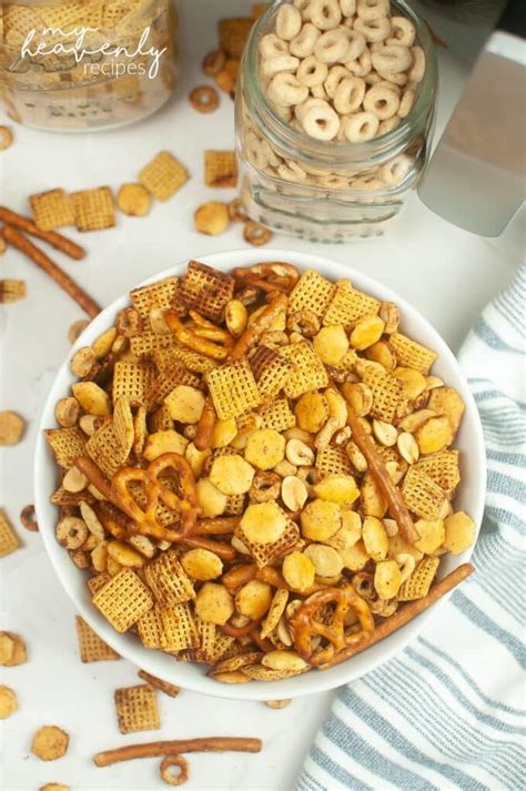 Air Fryer Chex Mix Recipe My Heavenly Recipes