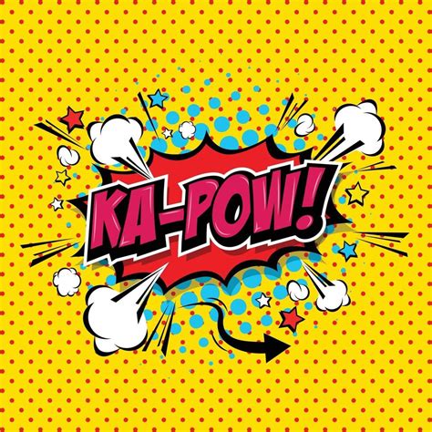 Kapow Comic Speech Bubble Cartoon Art And Illustration Vector File 3271248 Vector Art At Vecteezy