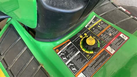 How To Adjust John Deere X300 Deck Youtube