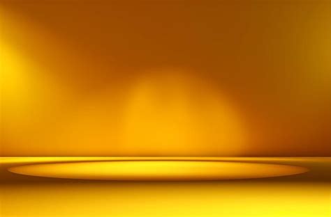 Premium AI Image | Yellow Background Glows under Spotlight Beams