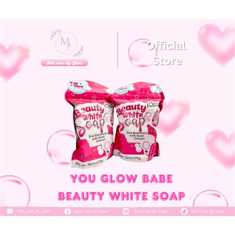 YOU GLOW BABE BEAUTY WHITE SOAP 5pcs X70g Shopee Philippines