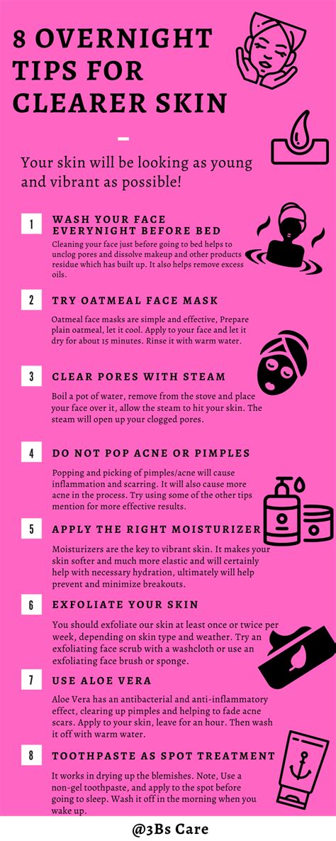 How To Get Clearer Skin Overnight Clear Skin Tips Clear Skin