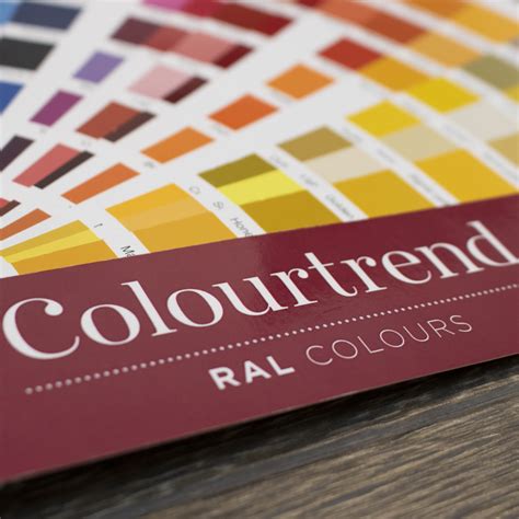 ral chart colourtrend paints