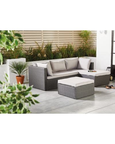 Anthracite & Grey Corner Sofa - ALDI UK