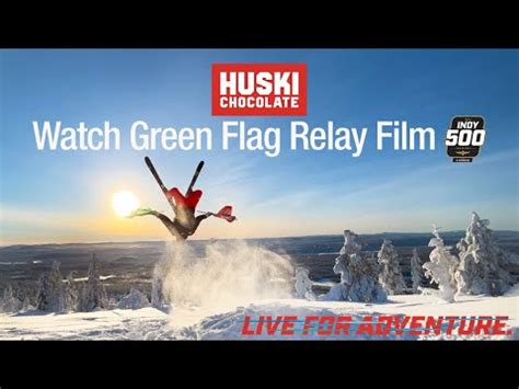 Huski Indy Green Flag Relay To Marcus Ericsson Youtube