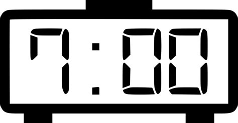 Transparent Digital Clock