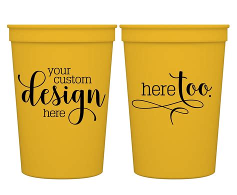 Wedding Cups Personalized Wedding Favors Personalized Cups - Etsy