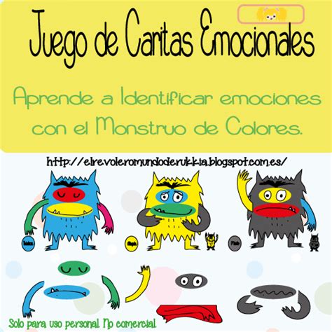 Juego Aprender Emociones Juego Monstruo De Colores Descargar Monstruo