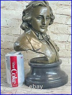 Frederic Chopin Bust Figurine Sculpture Statue European Made Cast