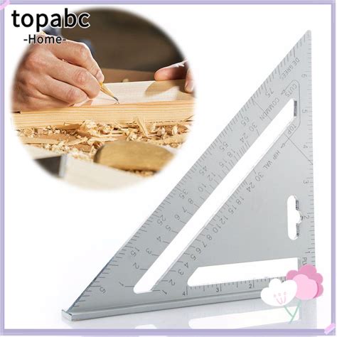 Top Triangle Protractor For Carpenter Miter Speed Framing Tri Line Saw