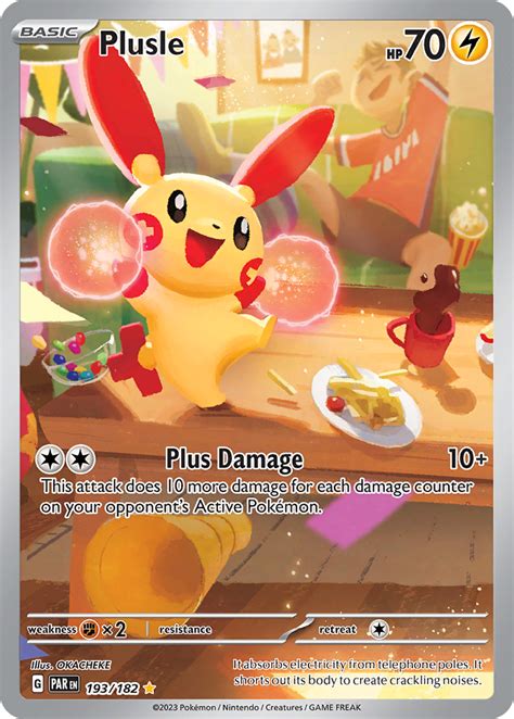 Plusle Paradox Rift PAR 193 PkmnCards