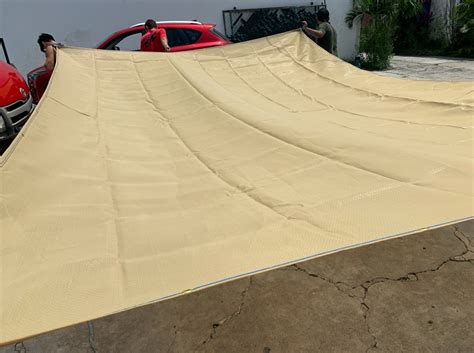 Lona 90 Sombra Toldo Carpa Malla Sombra 3x3 Metros Beige Mercado Libre