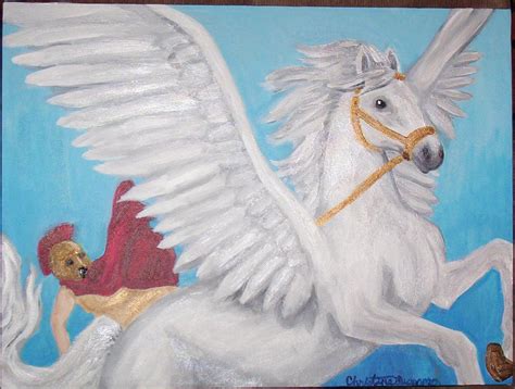 Pegasus and Bellerophon by Huckles on DeviantArt