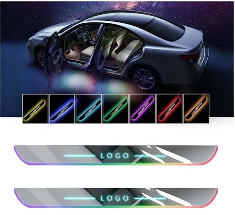 Amazon Loweey Pcs Led Door Sill Lights Wireless Car Door Lights