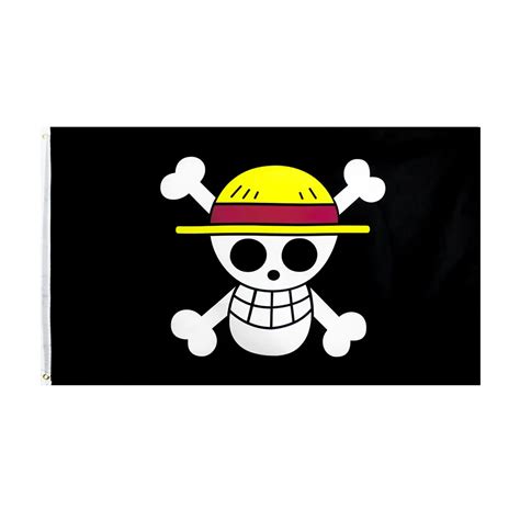 One Piece Monkey D. Luffy Skull Flag 90*150CM | One Piece Store