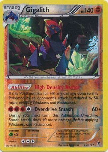 Pokemon Xy Phantom Forces Gigalith Rare Reverse Holo Ebay