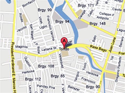 Tondo Manila Philippines Map