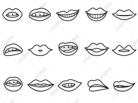 Lips Clip Art Outline | Lipstutorial.org