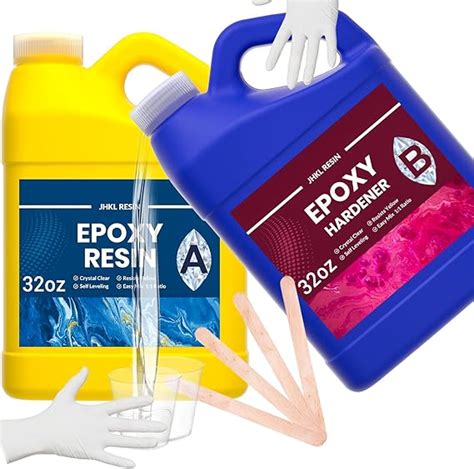 Amazon JHKL RESIN Epoxy Resin Kit 64OZ Food Safe Epoxy Resin