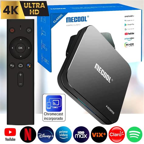 Android TV Box Ultra HD con Asistente de Google y Chromecast incluido ...