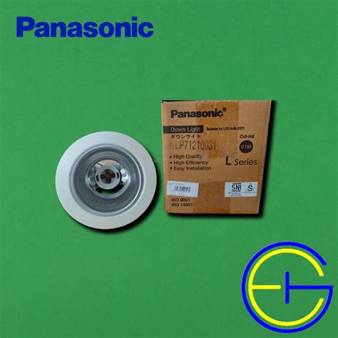 Jual Kap Lampu Panasonic Downlight Inch Putih Nlp Shopee Indonesia