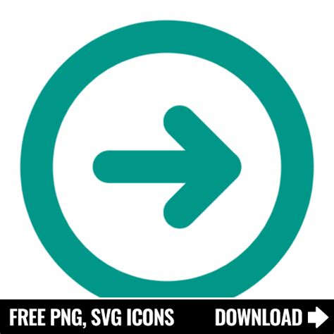 Free Right Arrow Png Svg Icon