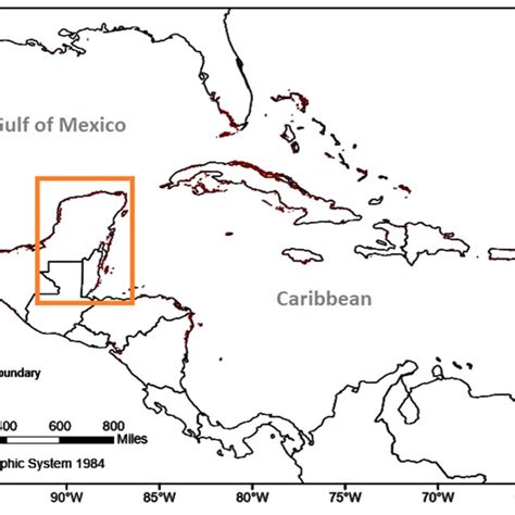 The Mexican Caribbean Which Includes The Yucatan Peninsula Is Highly Download Scientific