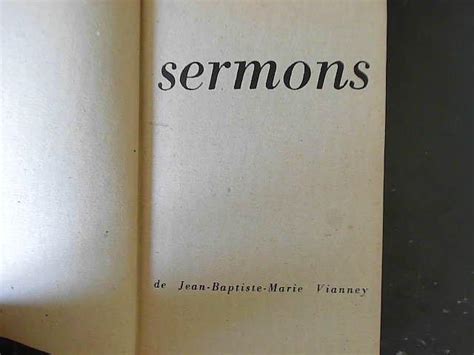 Sermons by Vianney Jean Baptiste Marie Très bon JLG livres anciens